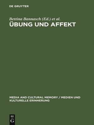 cover image of Übung und Affekt